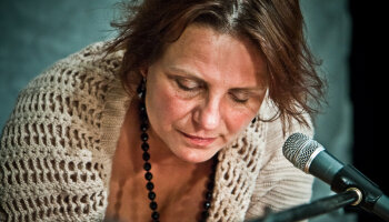 Veronika Šikulová vystupovala na Měsíci autorského čtení nejednou. Foto David Konečný (2011)